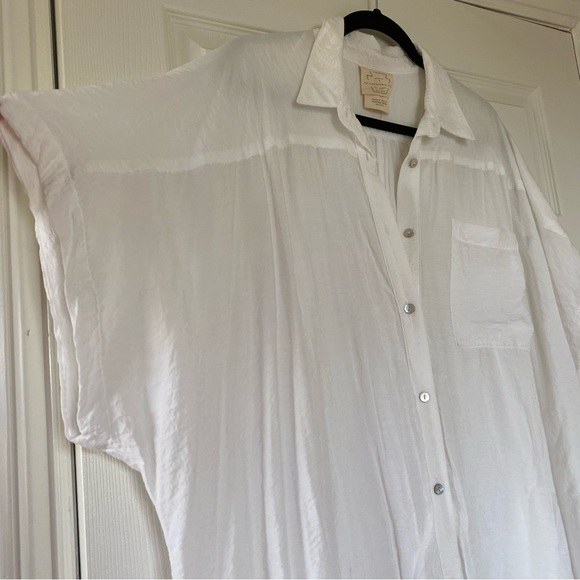 NWOT Free People Oversized Shirt Dress - Picture 11 of 16